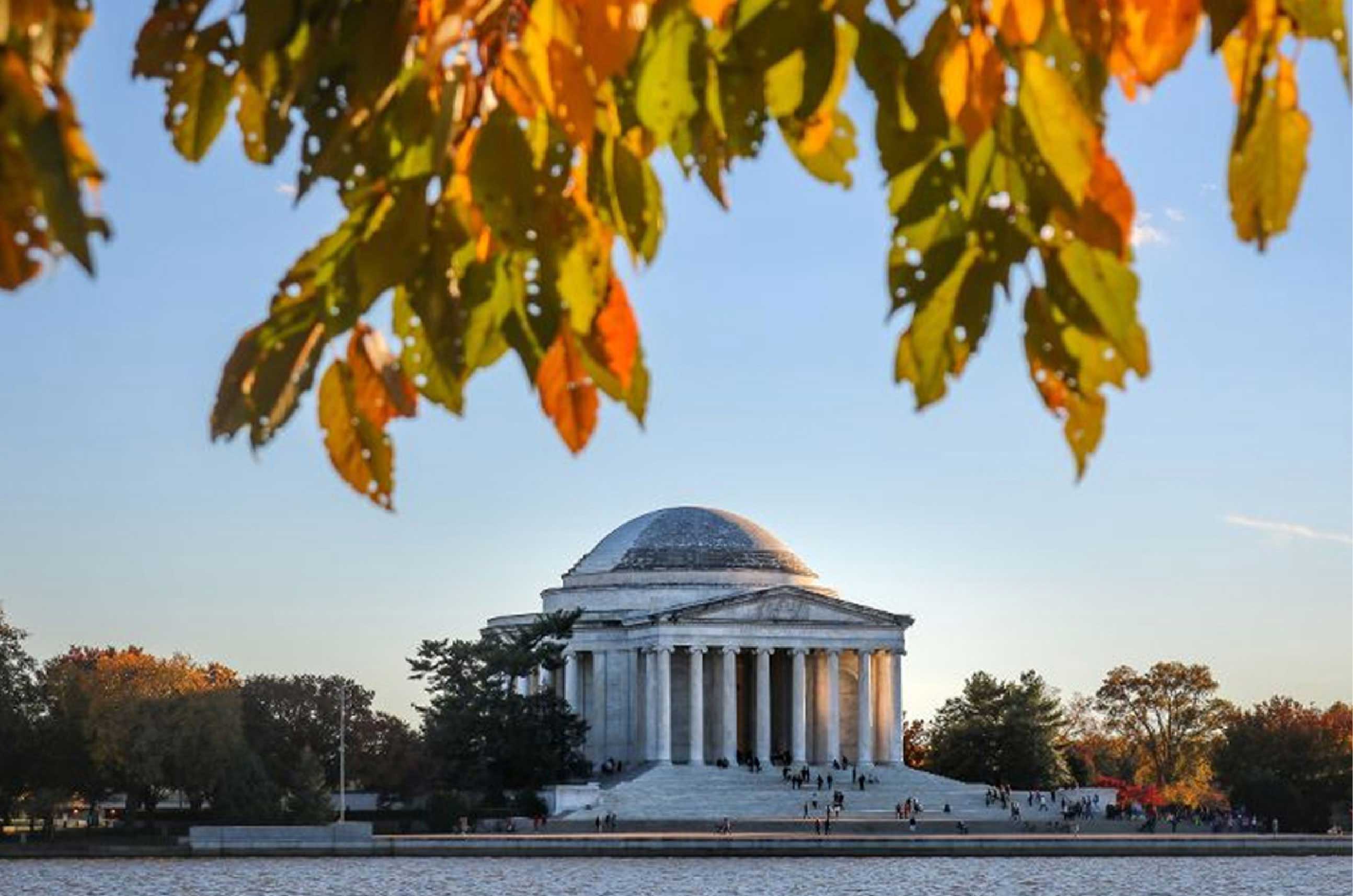 Image of the Jefferson Memorial on the Tidal Basin.